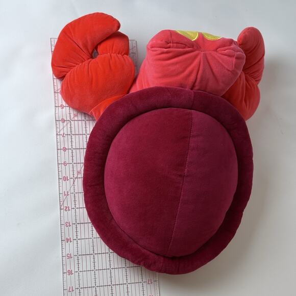 Disney Princess‎ Little Mermaid Sebastian Jumbo XL Plush Stuff Animal Crab Red - Picture 4 of 7
